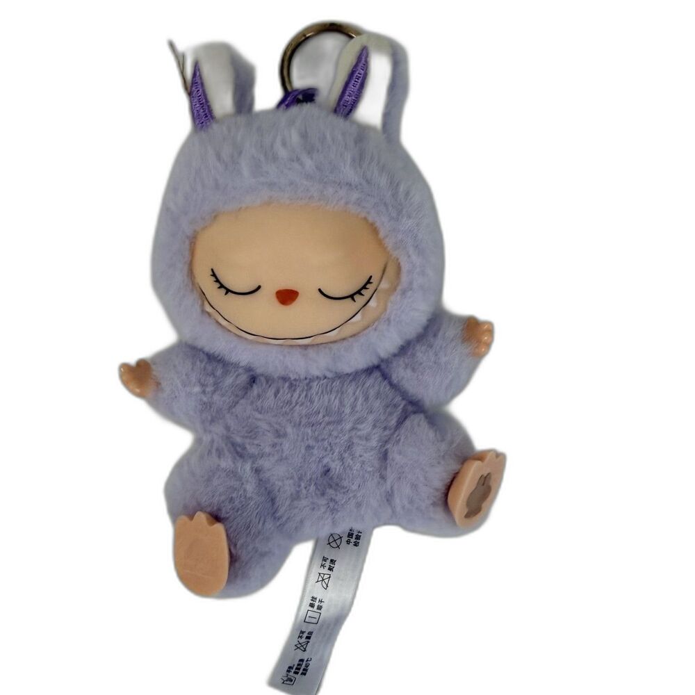 POP MART Labubu Have a Seat ZIZI Lavender Vinyl Plush Keychain The Monsters